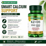 Nature’s Bounty Vitamin K2 Plus D3 30 Vegetable Capsules