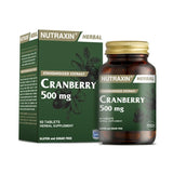 Nutraxin Herbal Cranberry 500 mg Standardized Extract 60 Tablets