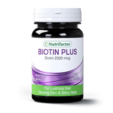 Nutrifactor Biotin Plus 2500 mcg 120 Tablets