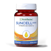 Nutrifactor Suncell 5000 IU Vitamin D3 30 Softgels