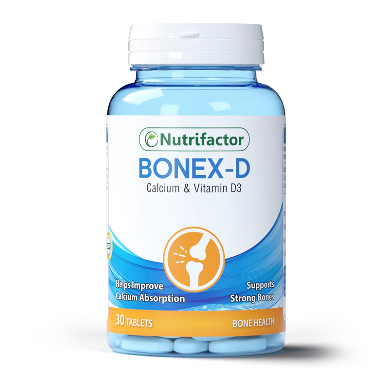 Nutrifactor Bonex D Calcium and Vitamin D3 30 Tablets