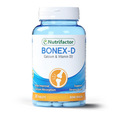 Nutrifactor Bonex D Calcium and Vitamin D3 30 Tablets