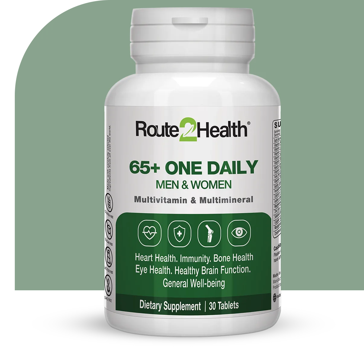 Route 2 Health 65 plus One Daily 30 Tablets