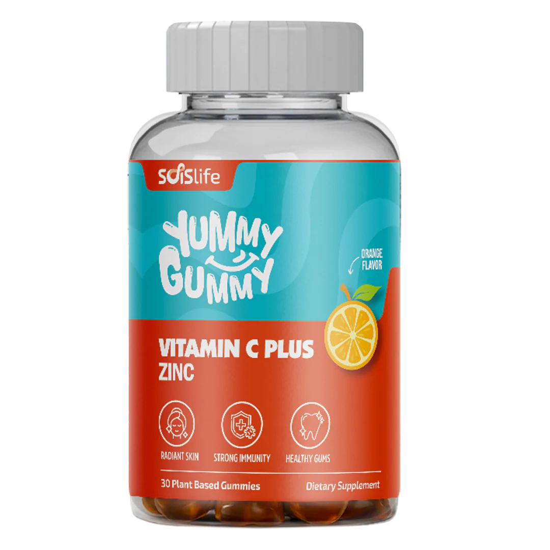 SoisLife Yummy Gummy Vitamin C Plus Zinc 30 Vegan Gummies