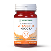Nutrifactor Suncell Vitamin D3 10000 IU 30 Softgels