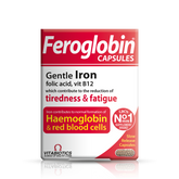 Vitabiotics Feroglobin Gentle Iron 30 Capsules Saudi Imported