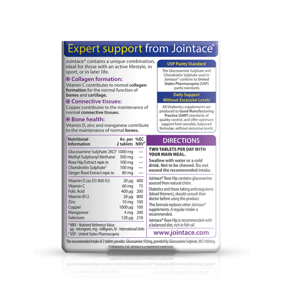 Vitabiotics Jointace Rose Hip | 30 Tablets