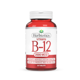 Herbiotics Vitamin B12 2000 mcg 60 Tablets
