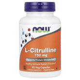 NOW Foods L-Citrulline 750 mg – 90 Veg Capsules