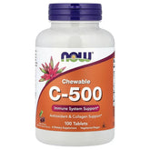 NOW Foods Chewable C-500 Cherry – 100 Tablets