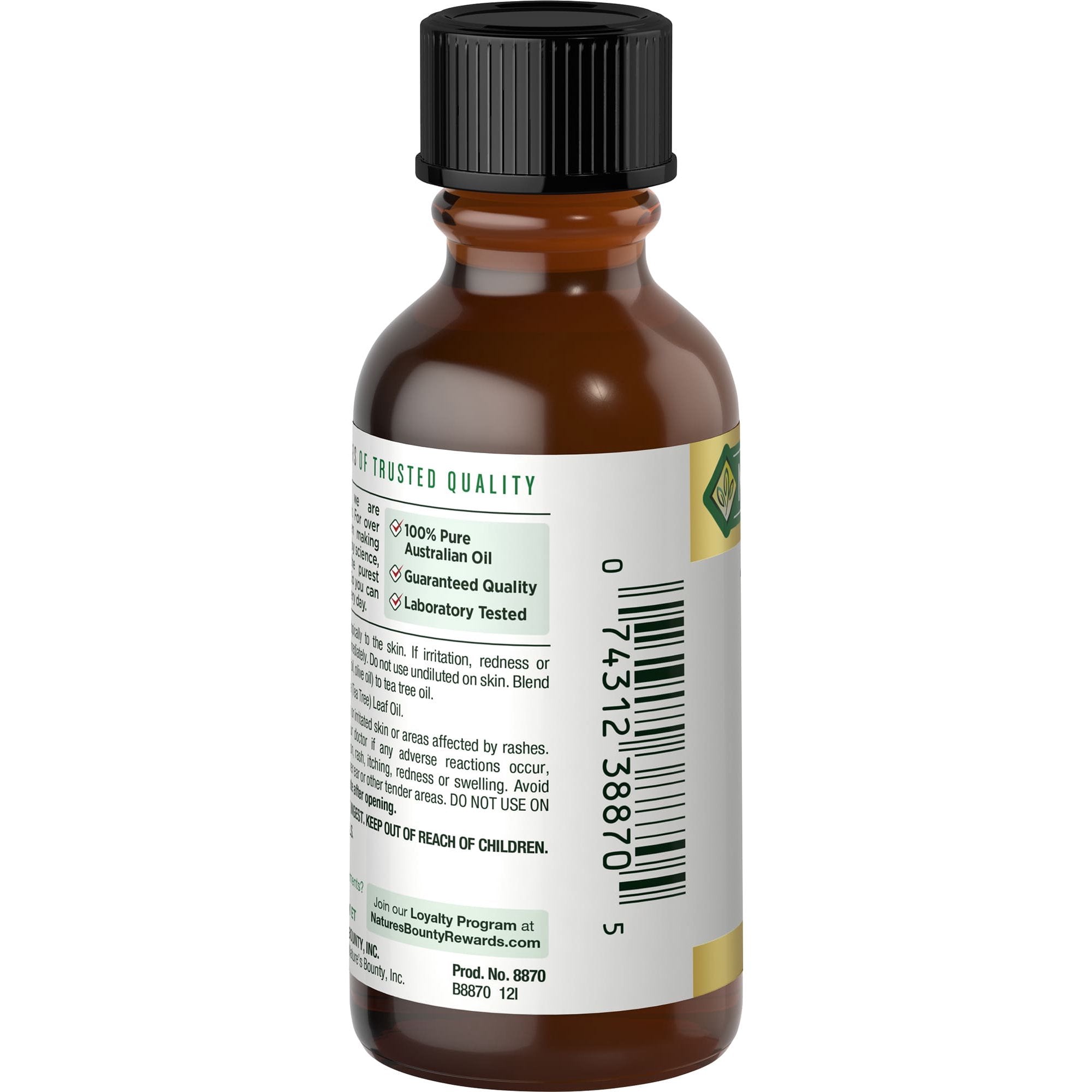 Nature's Bounty Tea Tree Oil 1 fl oz 30ml Liquid