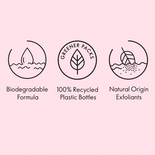 Oriflame Love Nature Energising Exfoliating Shower Gel with Organic Mint Raspberry 250 ML