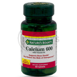 Nature's Bounty Calcium 600 D3 60 Tablets