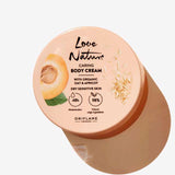 Oriflame Love Nature Caring Body Cream with Organic Oat Apricot 200 ML