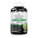 Herbiotics Somnirol Ashwagandha 400mg 30 Capsules