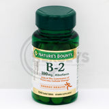 Nature's Bounty Vitamin B2 100 mg 100 Coated Tablets