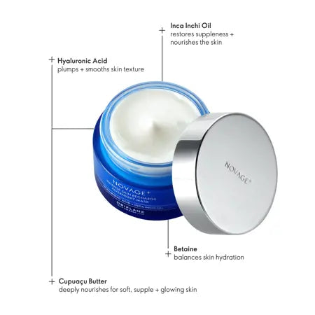 Oriflame Novage+ Intense Skin Recharge Overnight Mask 50ml