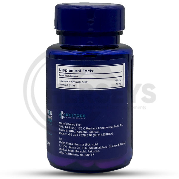 Restore Nervina Magnesium Glycinate 750 mg