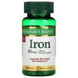 Nature's Bounty Iron 65mg 100 Tablets