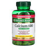 Nature's Bounty Calcium 600 with Vitamin D3 250 Tablets