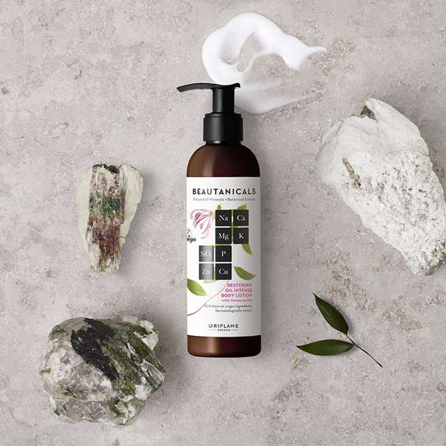 Oriflame Beautanicals Restoring Oil Intense Body Lotion