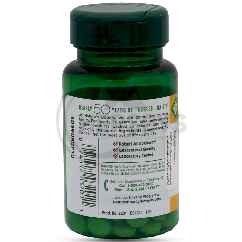 Nature's Bounty Selenium 200 mcg 100 Tablets