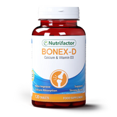 Nutrifactor Bonex D Calcium and Vitamin D3 120 Tablets
