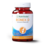 Nutrifactor Bonex D Calcium and Vitamin D3 120 Tablets
