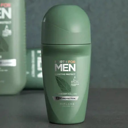 Oriflame North For Men Sensitive Protect Deodorant Roll On 50 ml