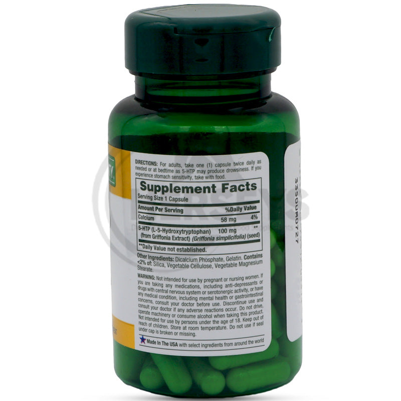 Nature's Bounty 5 HTP 100 mg 60 Capsules