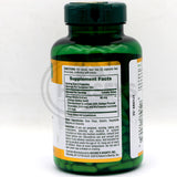 Nature's Bounty Ginkgo Biloba 60mg per serving 200 Capsules