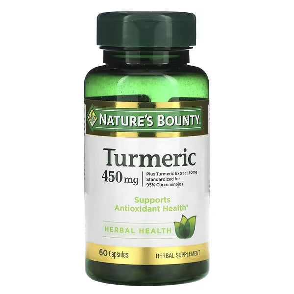 Nature's Bounty Turmeric 450mg 60 Capsules