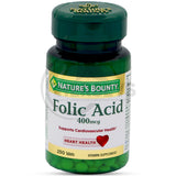 Nature's Bounty Folic Acid 400mcg 250 Tablets