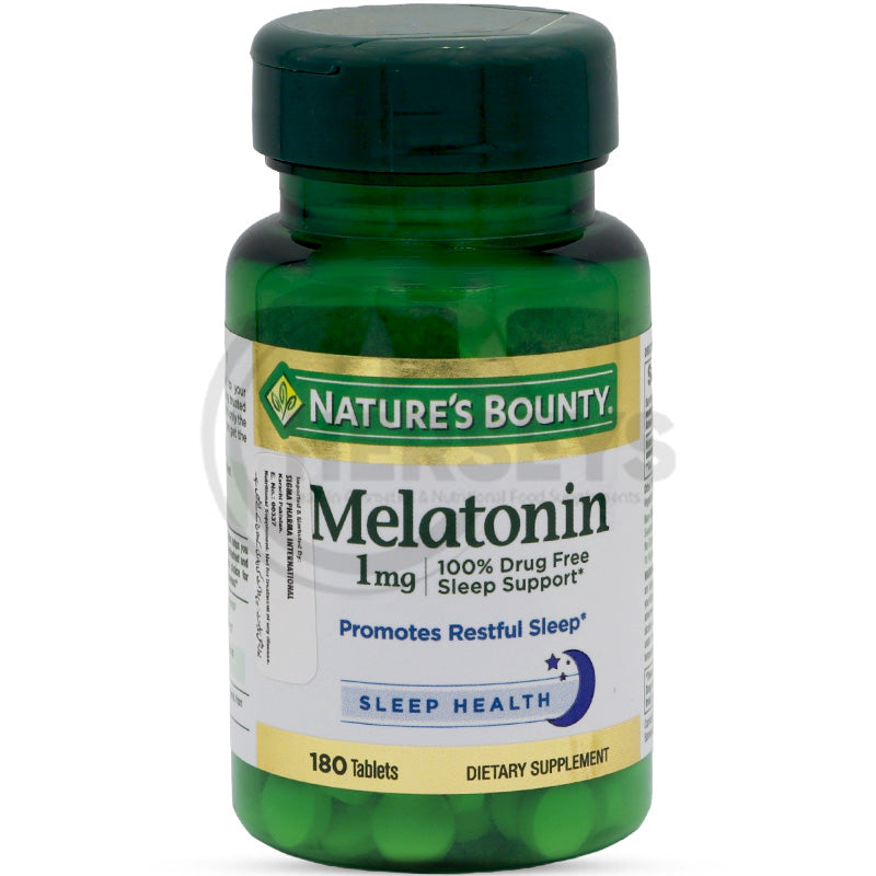 Nature's Bounty Melatonin 1mg 180 Tablets