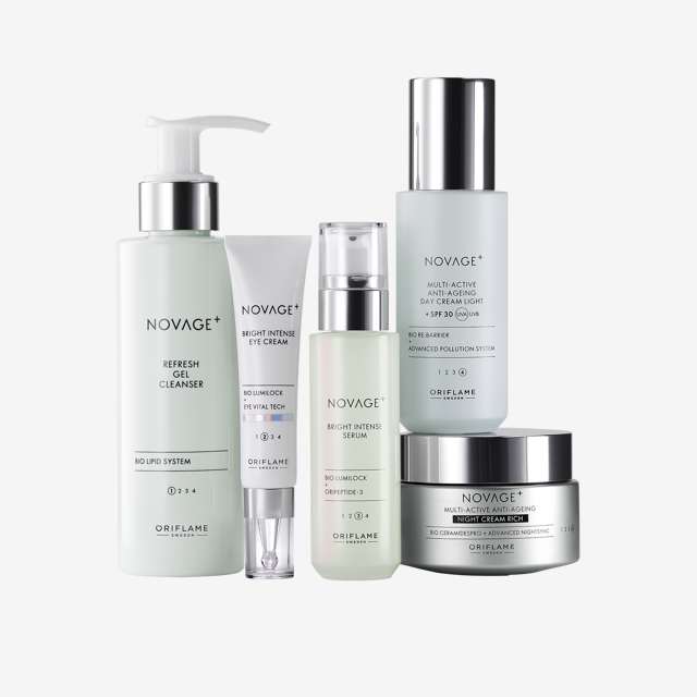 Oriflame NOVAGE+ Bright Intense Routine Mixed
