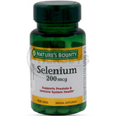 Nature's Bounty Selenium 200 mcg 100 Tablets