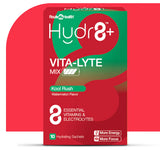 Route2Health Hydr8 VitaLyte Mix Kool Rush Watermelon Flavor 10 Hydrating Sachets