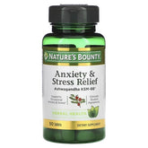 Natures Bounty Anxiety & Stress Relief 50 Tablets