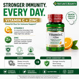 Nature’s Bounty Vitamin C + Zinc Quick Dissolve 60 Tablets