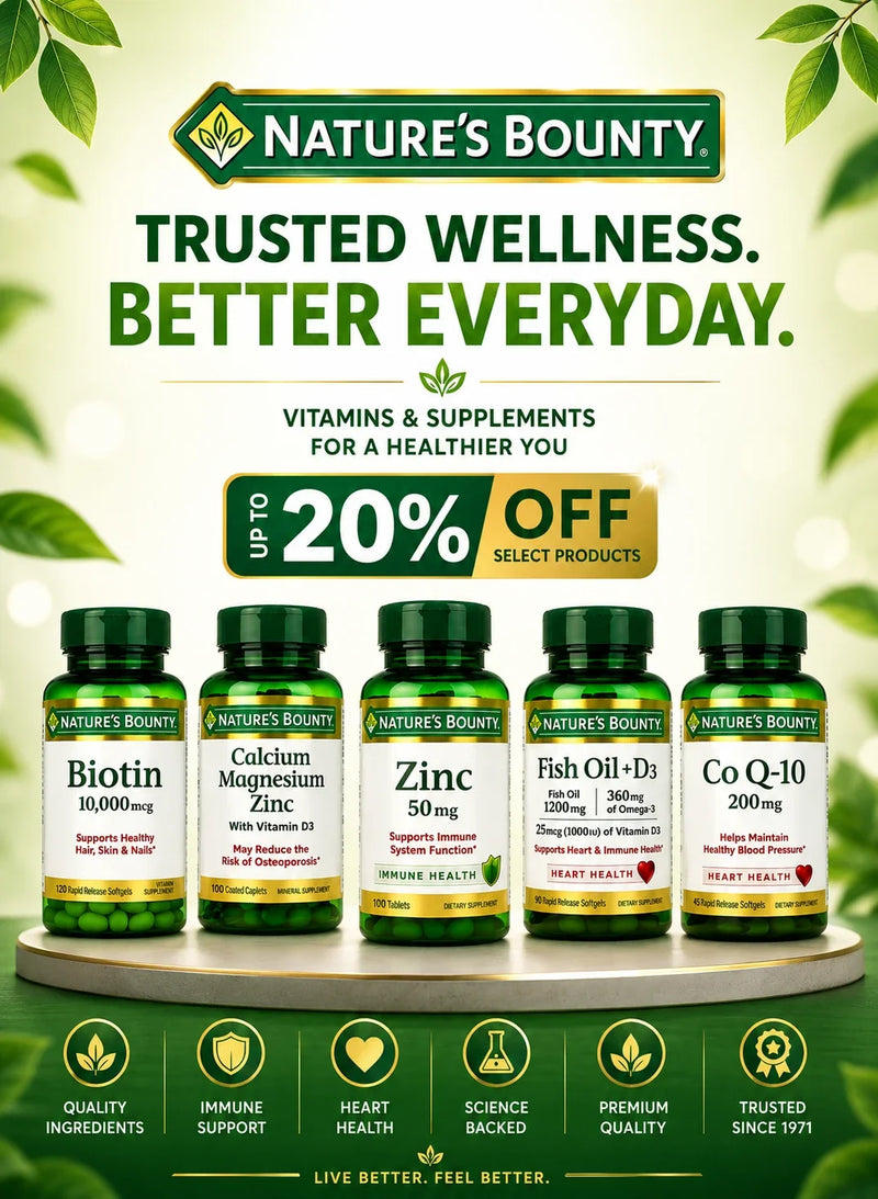 Best Nature’s Bounty Supplements to Buy for Your Daily Wellness Routine