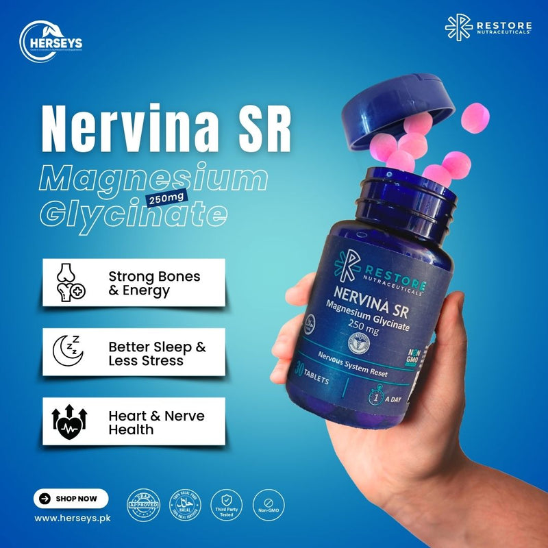 Top 5 Benefits of Using Restore Nervina SR Magnesium Glycinate 250mg