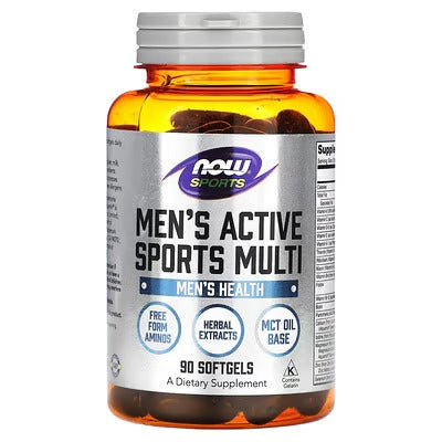 NOW MENS ACTIVE SPORTS MULTI 90 SOFTGELS