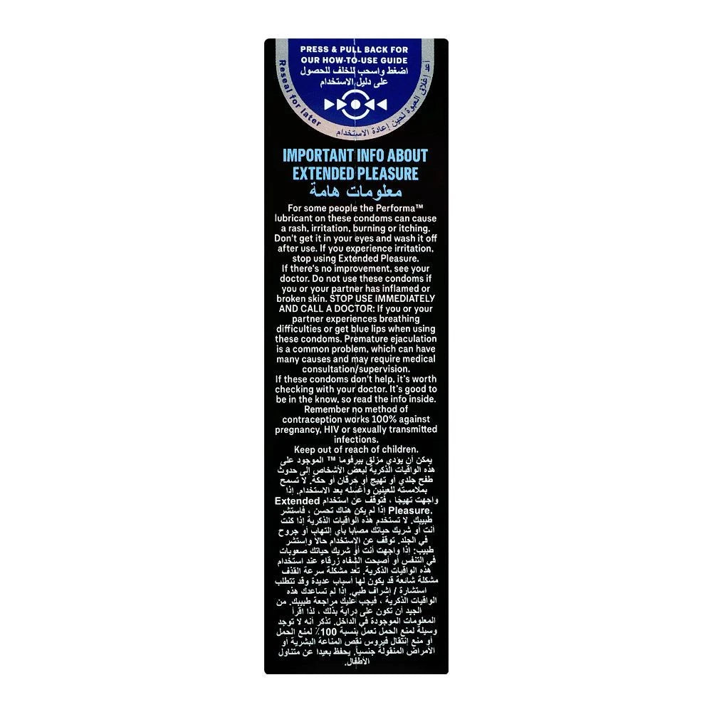 Durex Extended Pleasure Condoms 12 Pack