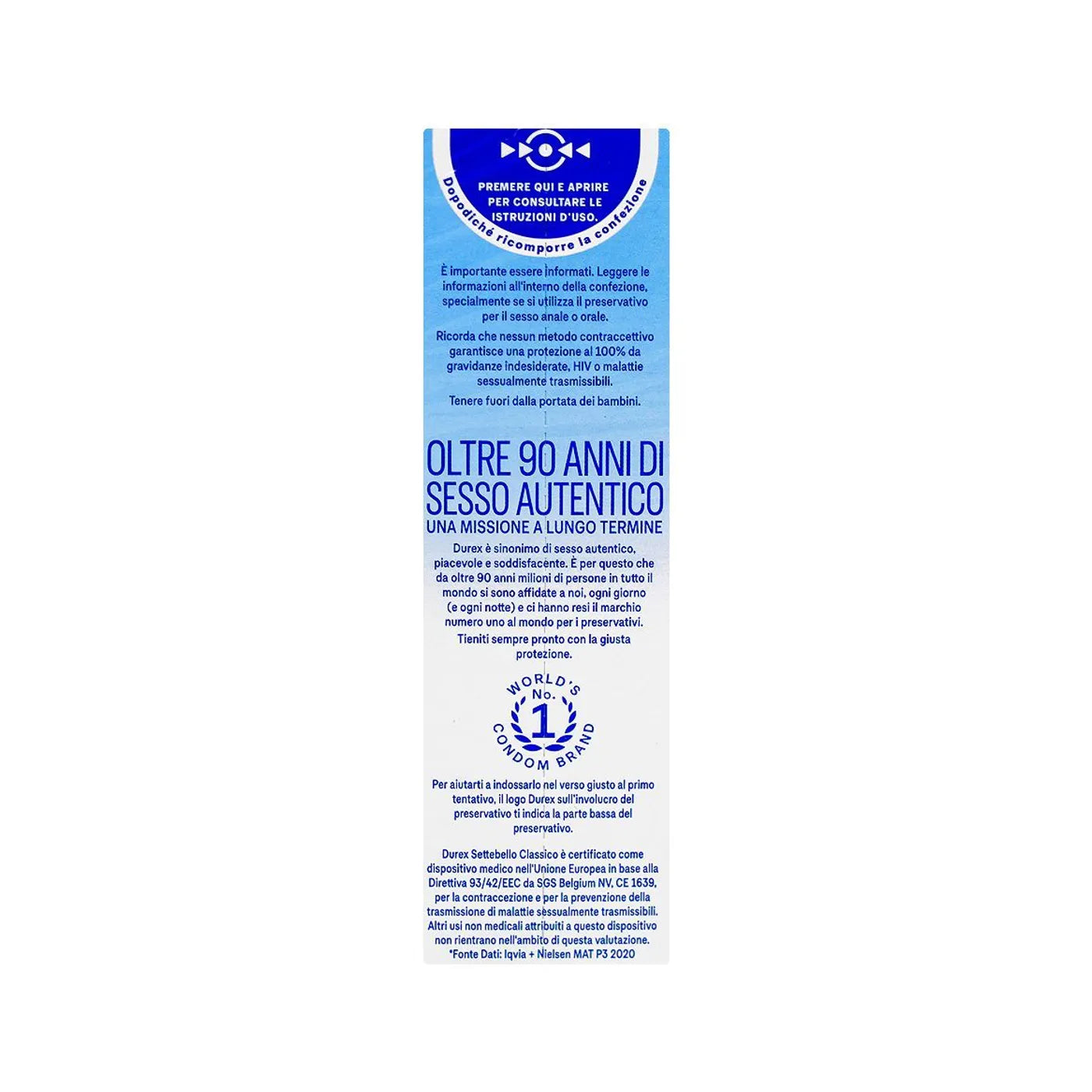 Durex Settebello Classico Condoms 10 Pack