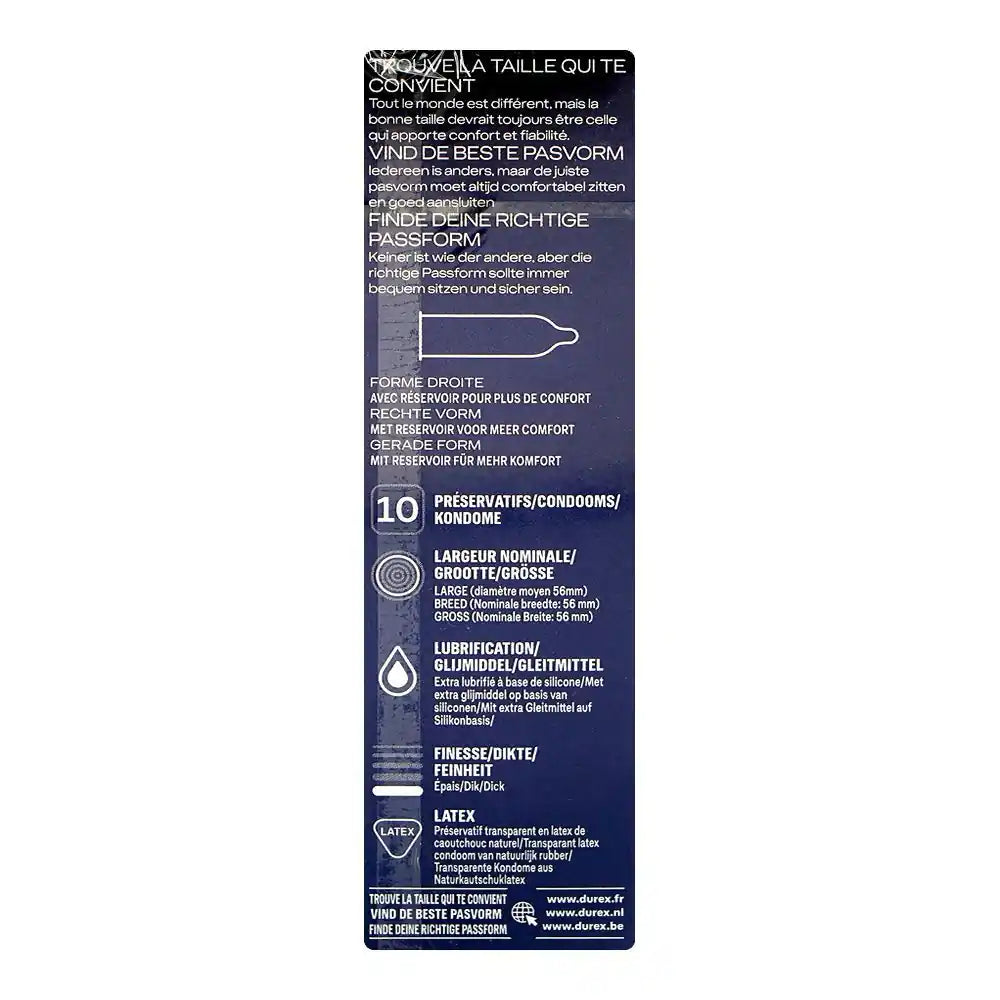Durex Perfect Gliss Condoms 10 Pack