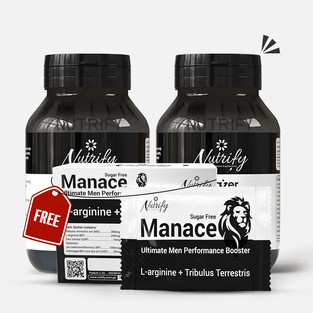Nugizer Tablet + Manace Sachet | Buy 2 Get 1 Free