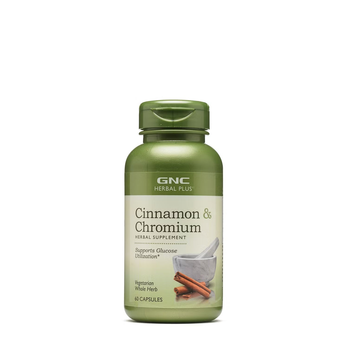 GNC Herbal Plus® Cinnamon & Chromium 60 Capsules