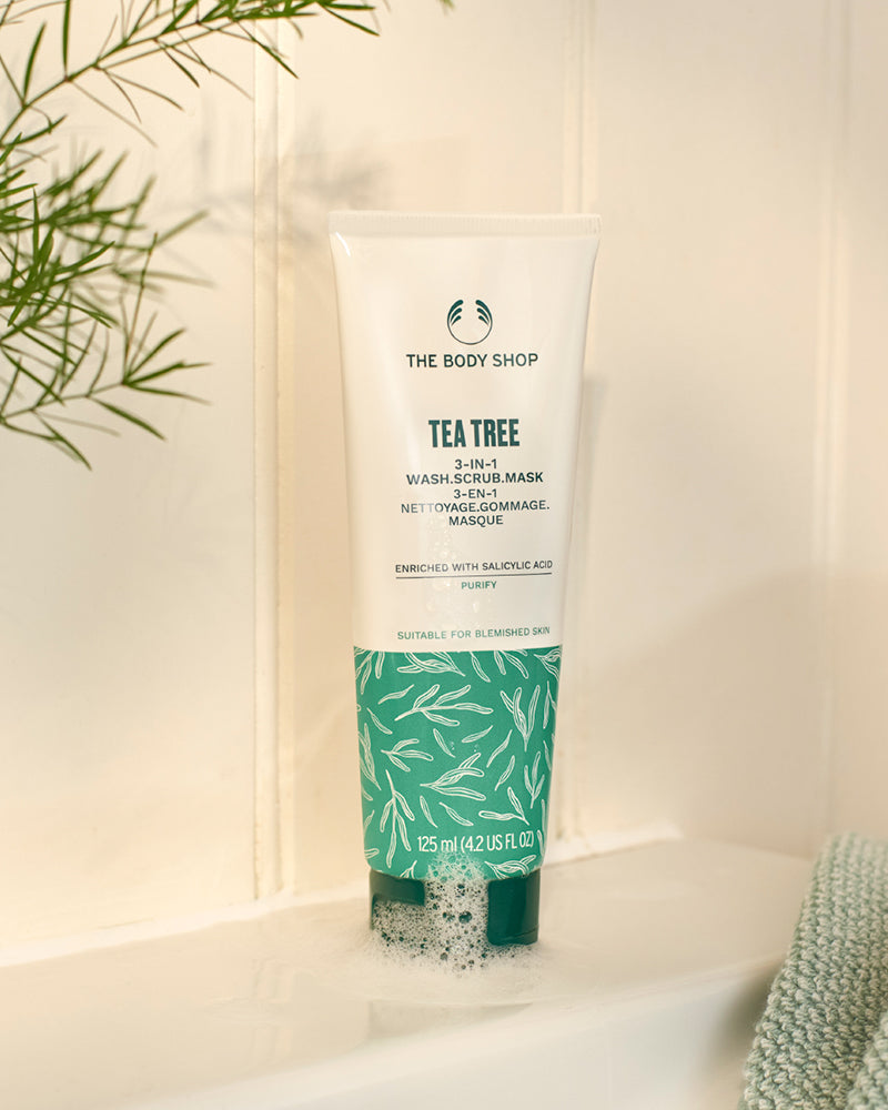 The Body Shop Tea Tree 3-in-1 Wash Scrub Mask 125 ML
