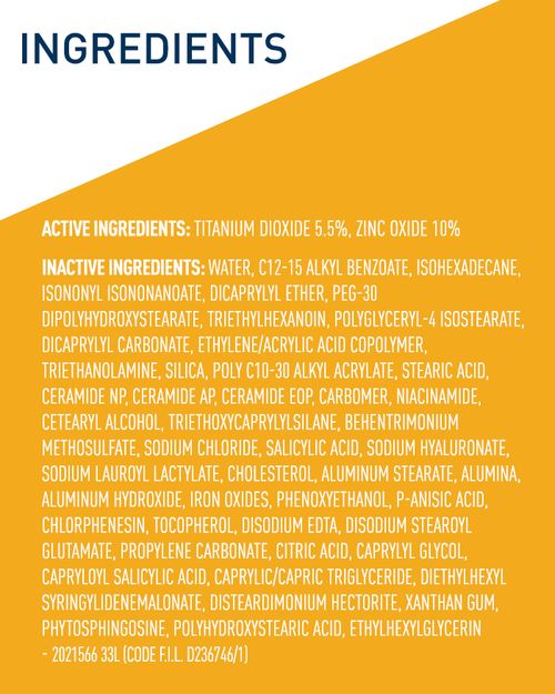 Cerave Hydrating Mineral Sunscreen SPF 30 Face Sheer Tint