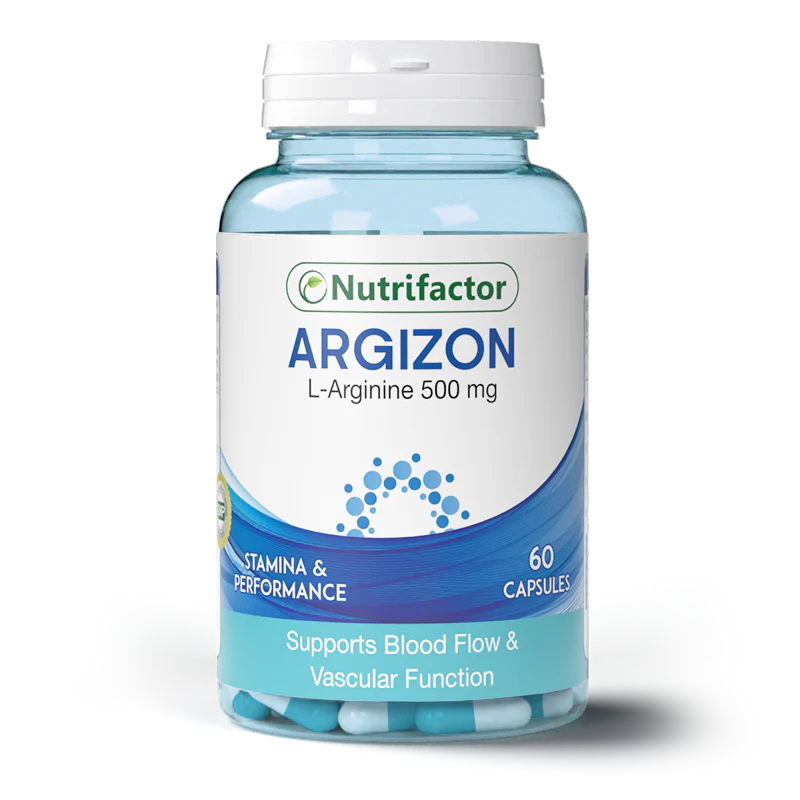 Nutrifactor Argizon L Arginine 500 mg 60 Capsules